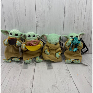 Disney Star Wars Mandalorian The Child Grogu Beanbag Plush Series of 4 Limited